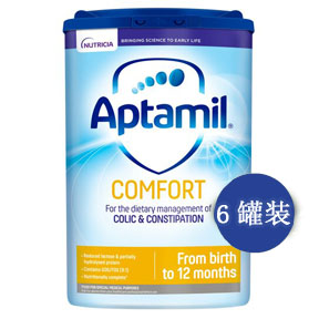 英国爱他美半水解奶粉0-12月Aptamil 800g*6罐英国包税直邮